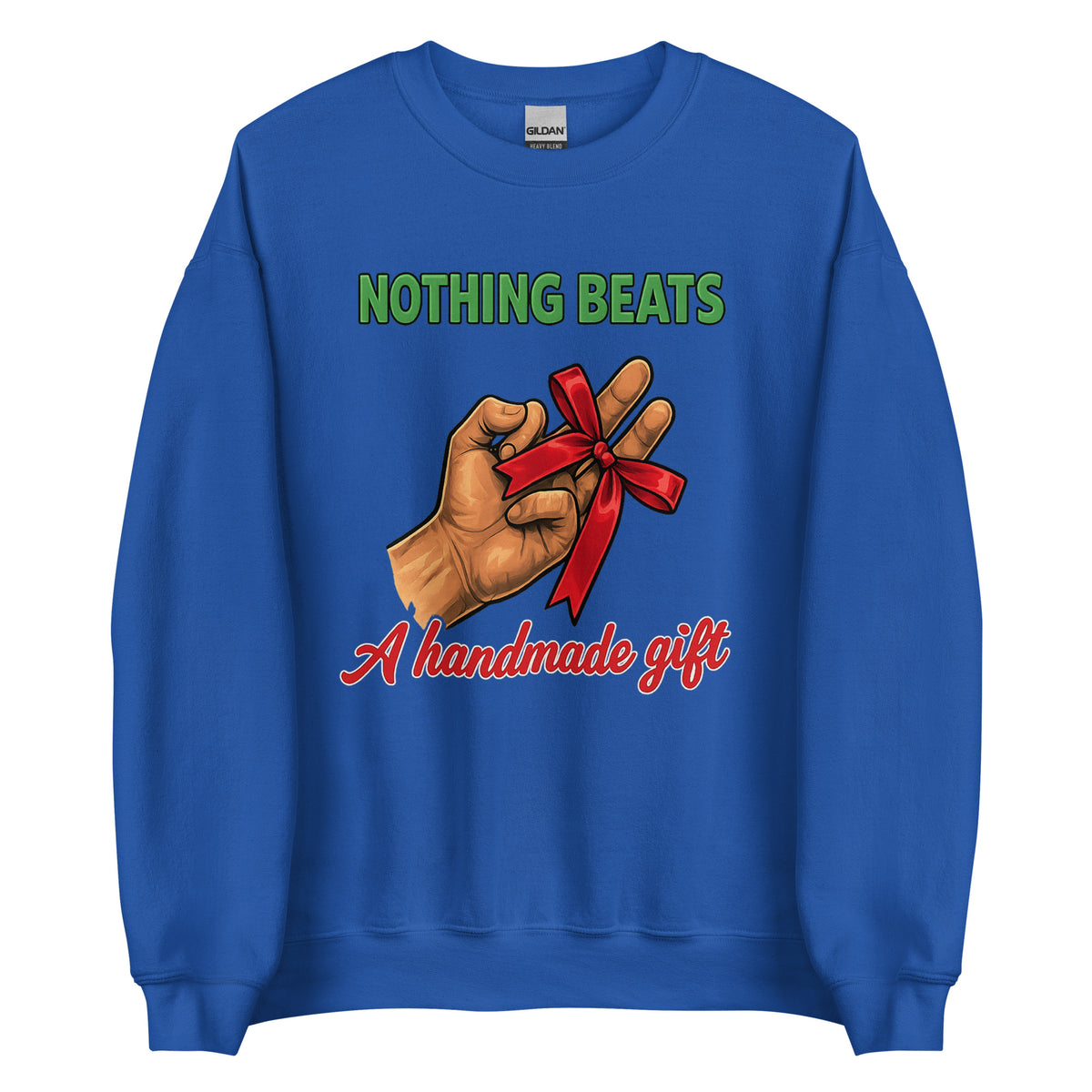 Nothing Beats a Handmade Gift – Unisex Sweater – Vorderansicht