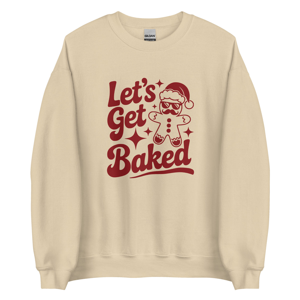 Let’s Get Baked – Unisex Sweater – Vorderansicht