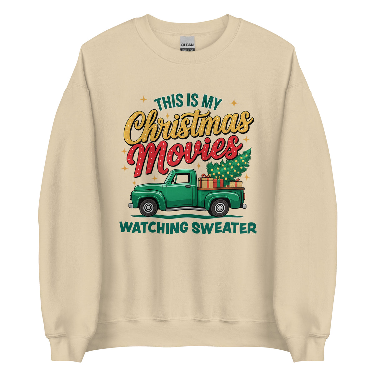 This Is My Christmas Movies Watching Sweater – Unisex Sweater – Vorderansicht