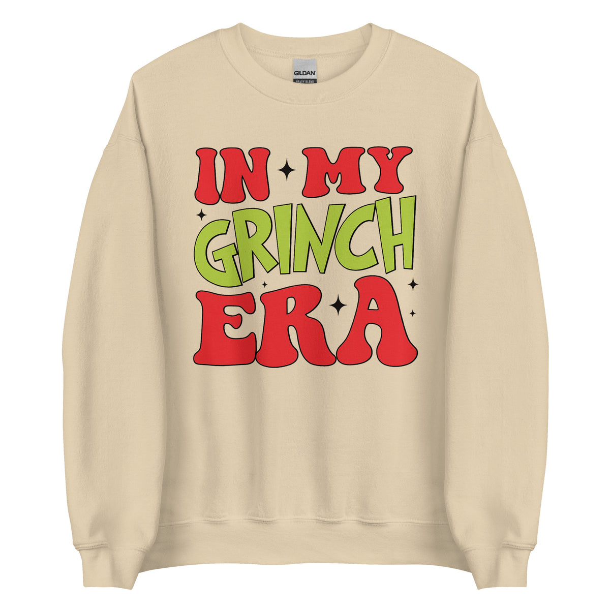In My Grinch Era – Weihnachtssweater mit Humor – Vorderansicht
