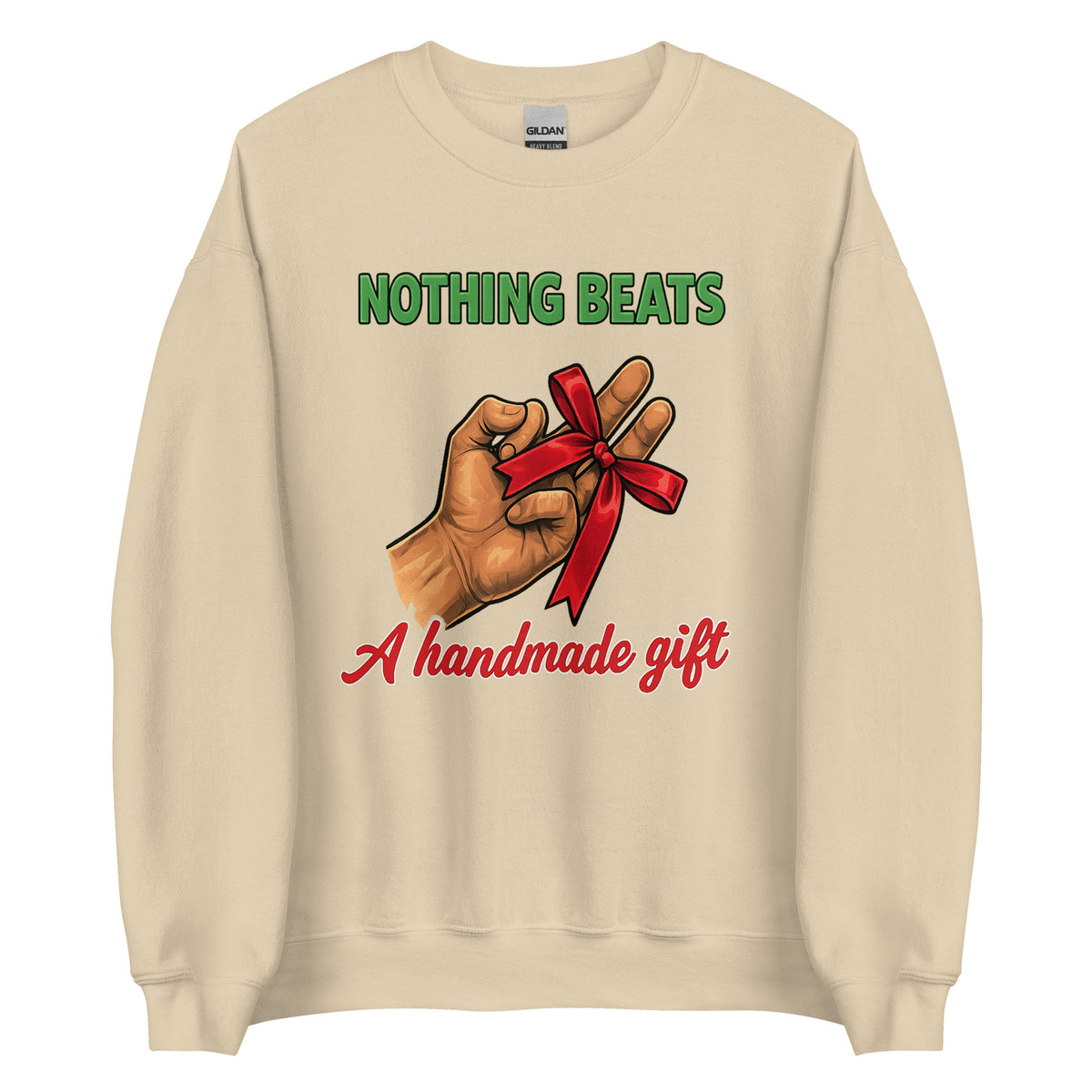 Nothing Beats a Handmade Gift – Unisex Sweater – Vorderansicht