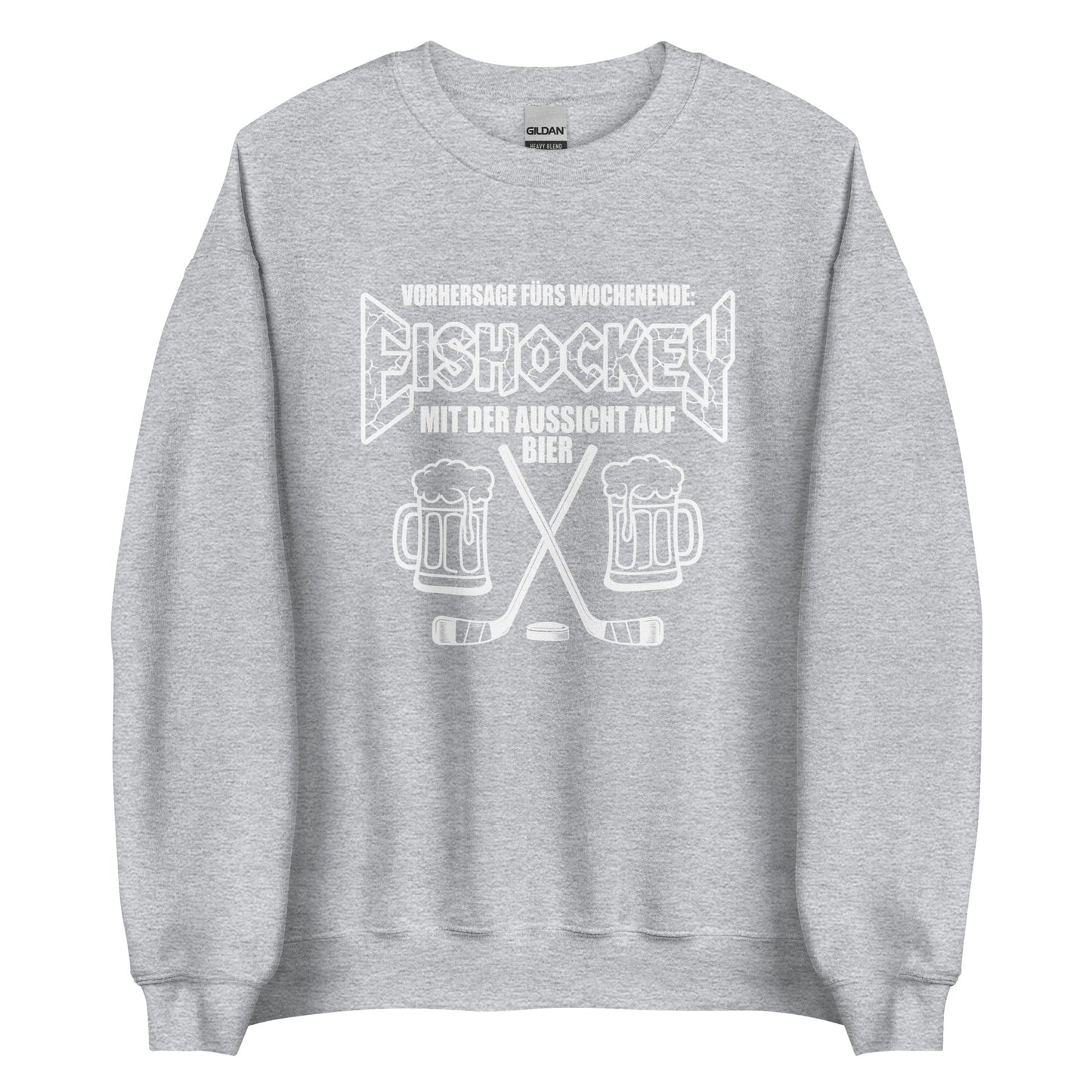 Vorhersage fürs Wochenende: Eishockey & Bier - Unisex Sweater