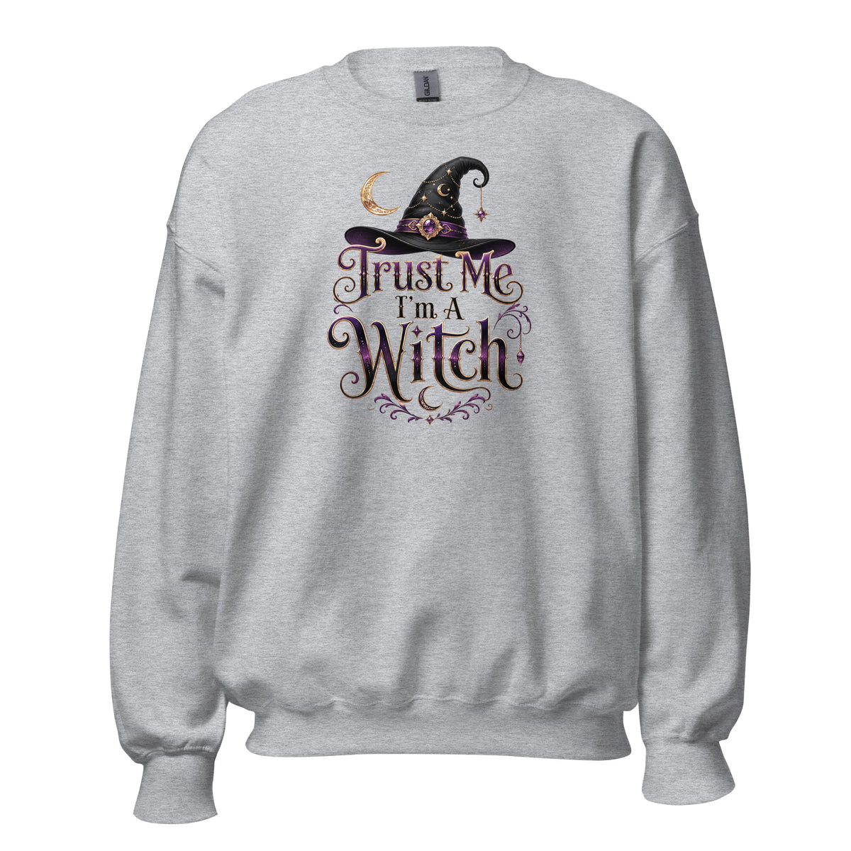Trust Me, I'm A Witch – Unisex Sweater – sportgrau, Vorderansicht