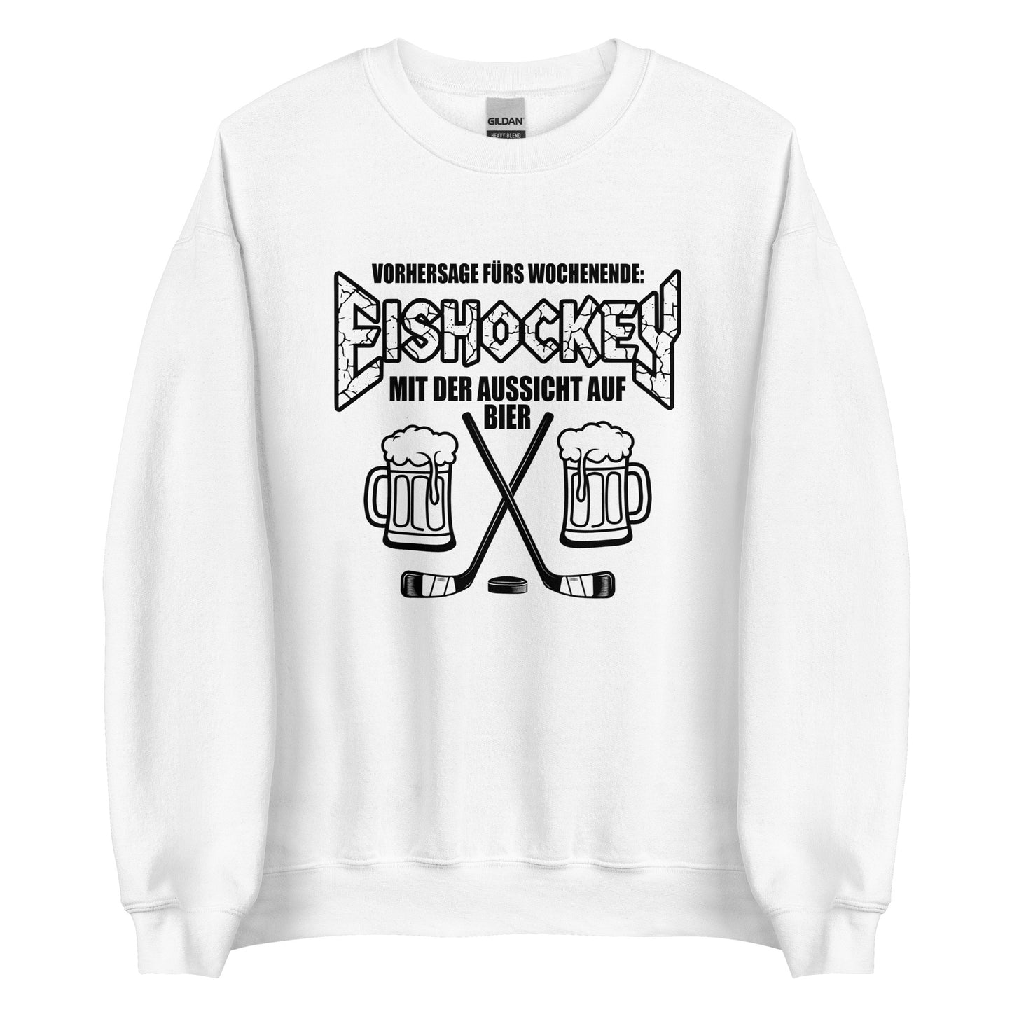 Vorhersage fürs Wochenende: Eishockey & Bier - Unisex Sweater
