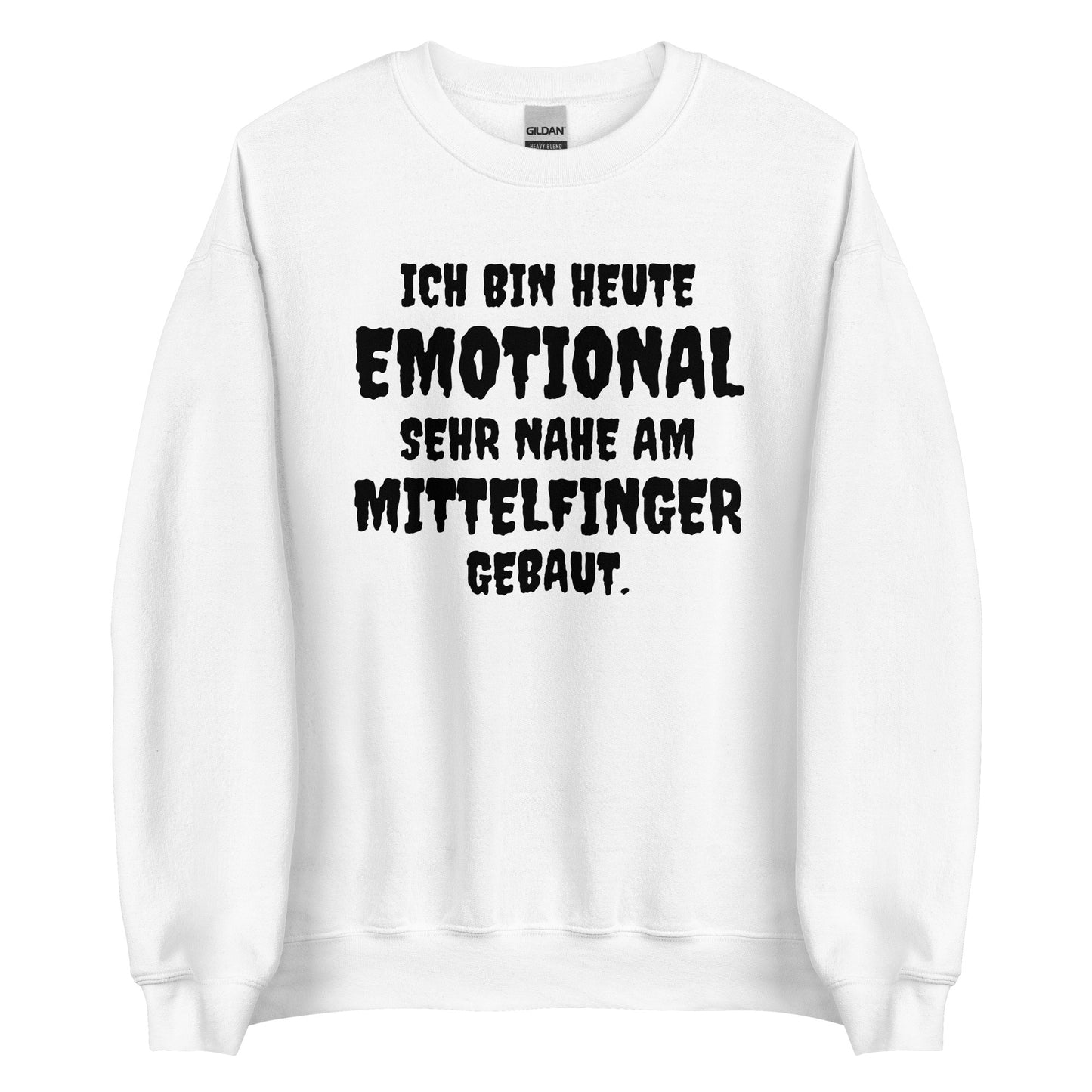 Today I'm emotionally very close to the middle finger - Sweater