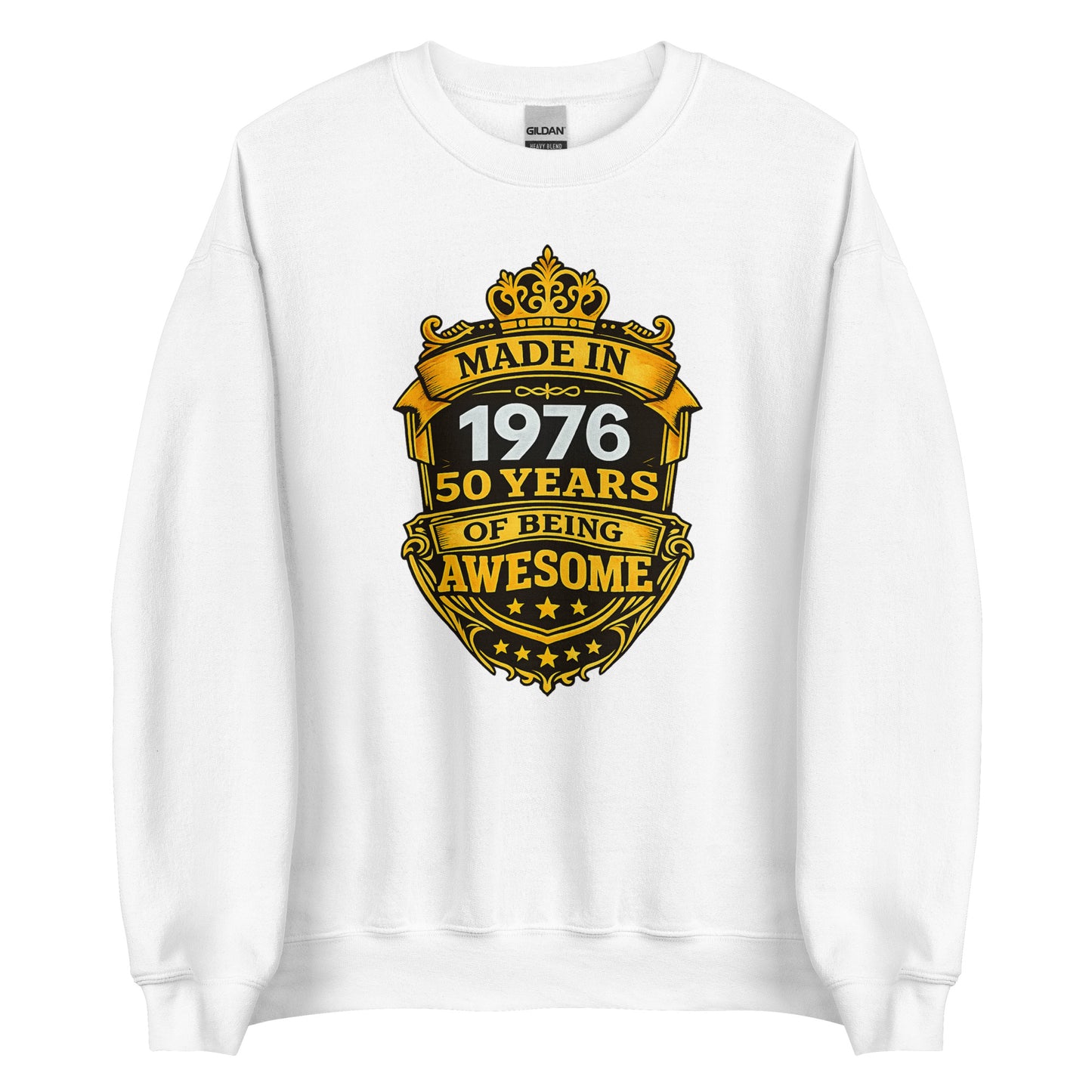 Made in 1976 – 50 Years of Being Awesome – Unisex Sweater