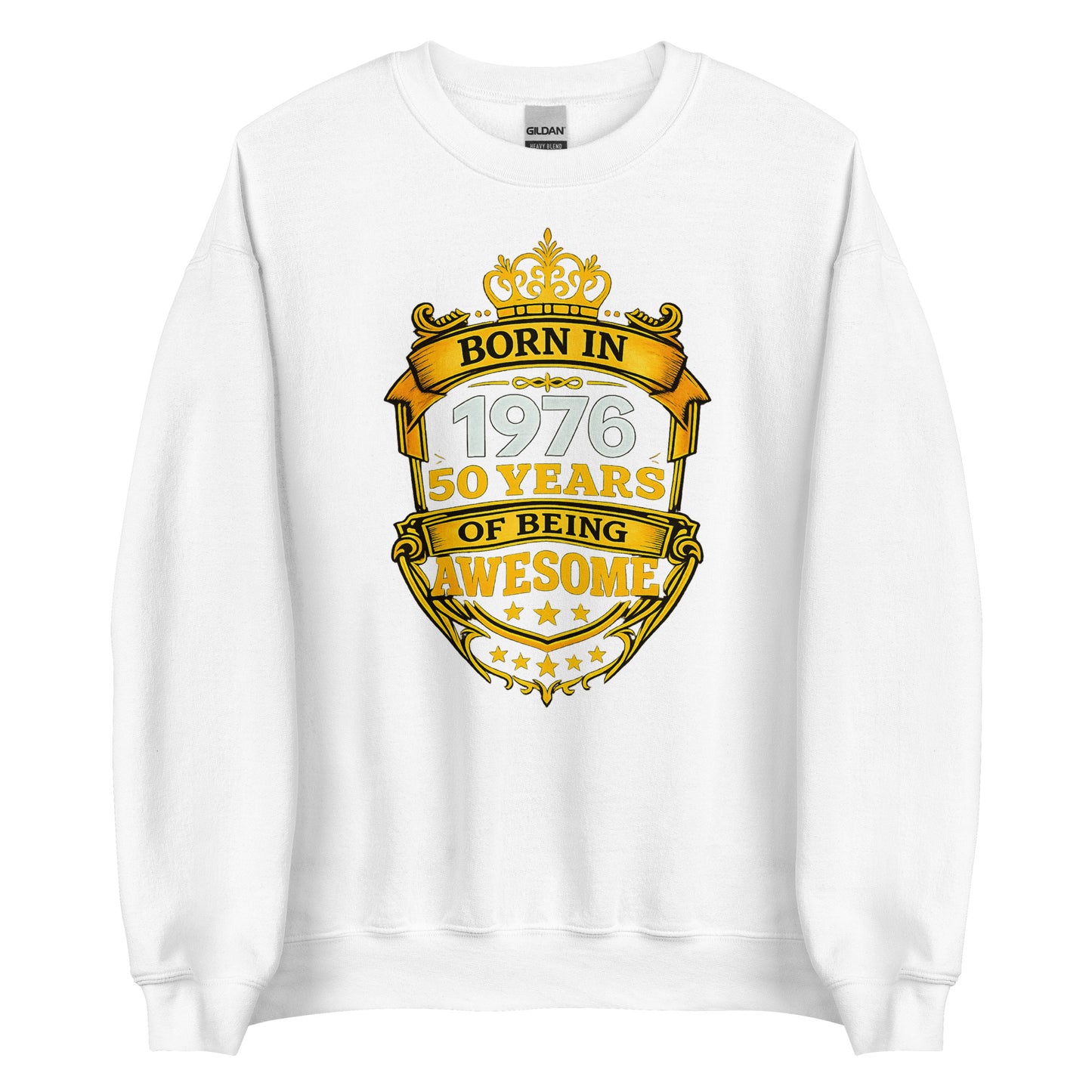 Born in 1976 – 50 Years of Being Awesome – Unisex Sweater