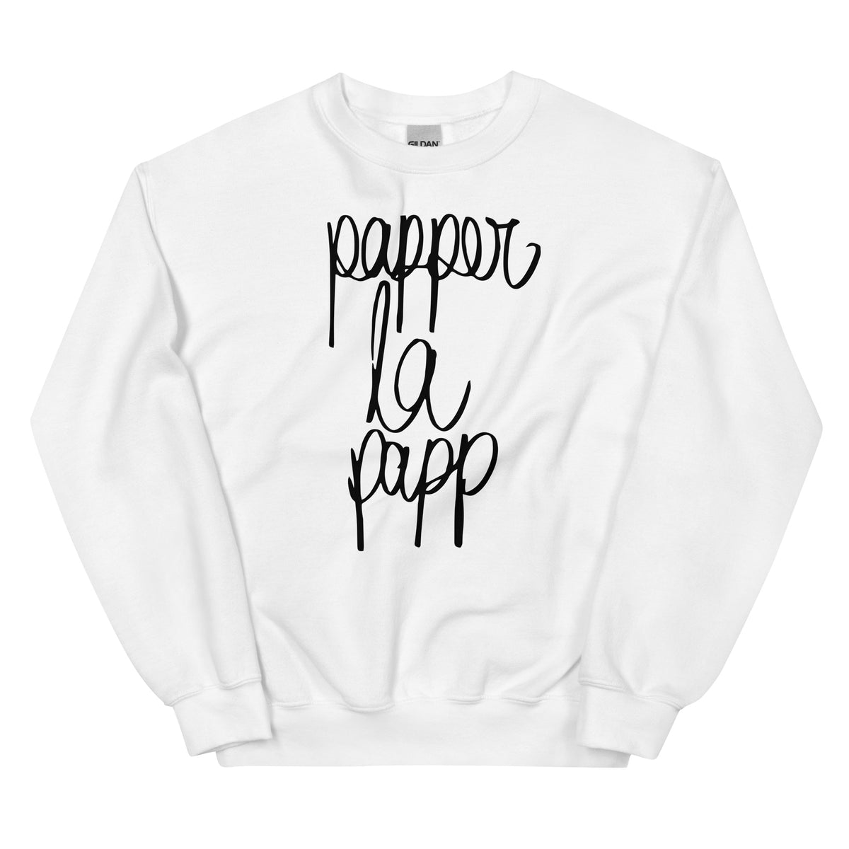 Papper la Papp – Unisex Sweater – weiß, Vorderansicht