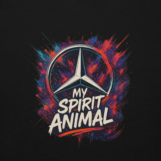 Mercedes My Spirit Animal – Blasenfreier Aufkleber