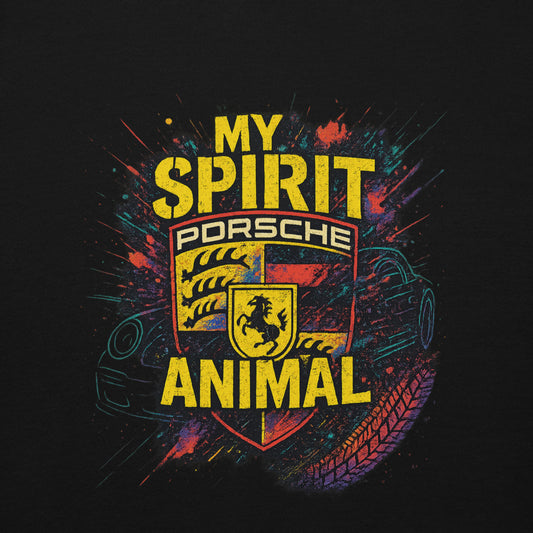 Porsche My Spirit Animal – Blasenfreier Aufkleber