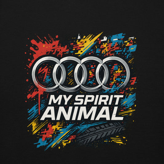 Audi My Spirit Animal – Blasenfreier Aufkleber