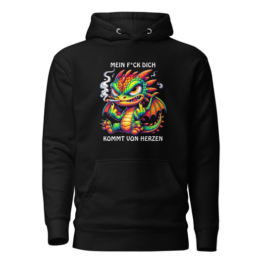Smoko – Mein F*ck Dich kommt von Herzen - Unisex Hoodie