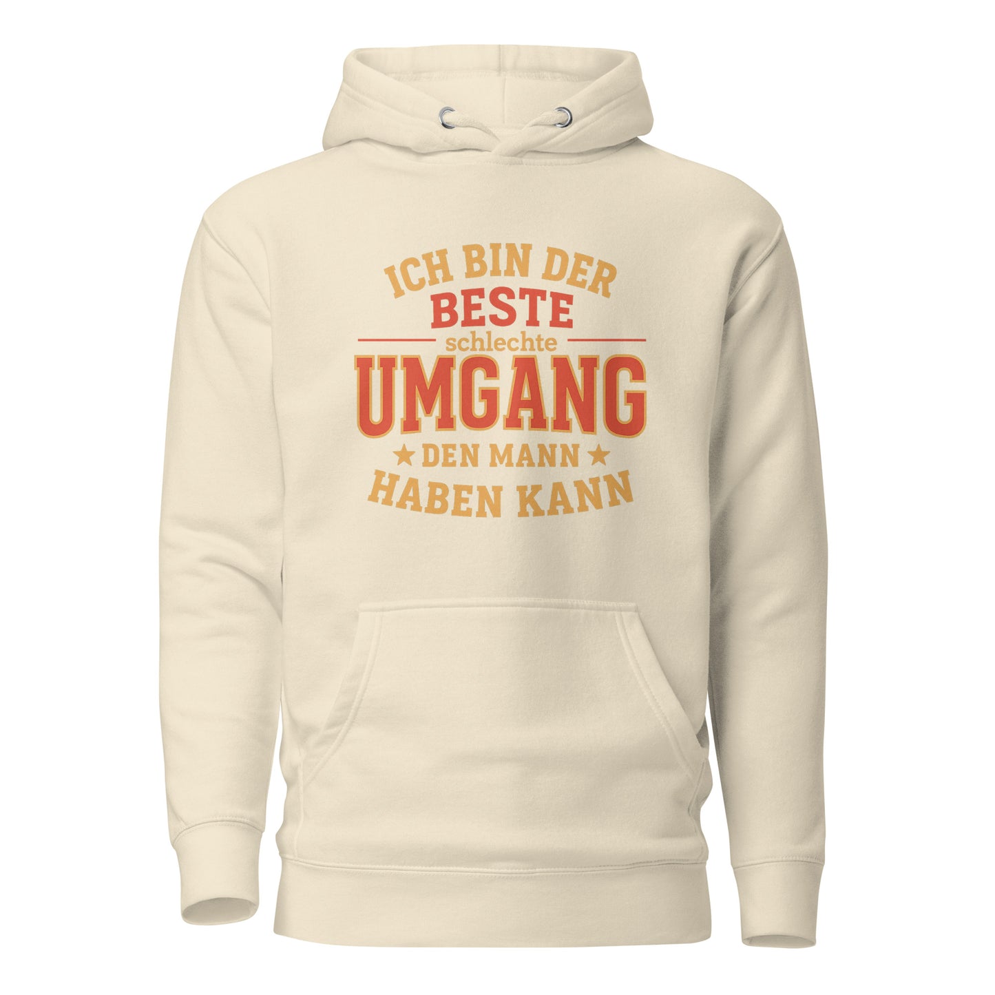 Der beste schlechte Umgang – Für Frauen mit Warnschild - Unisex Hoodie