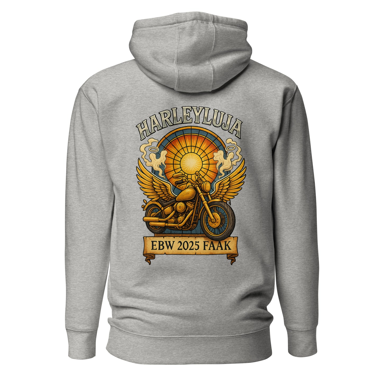 Harleyluja – Faakersee Edition 2025 – Unisex Hoodie (Backprint)