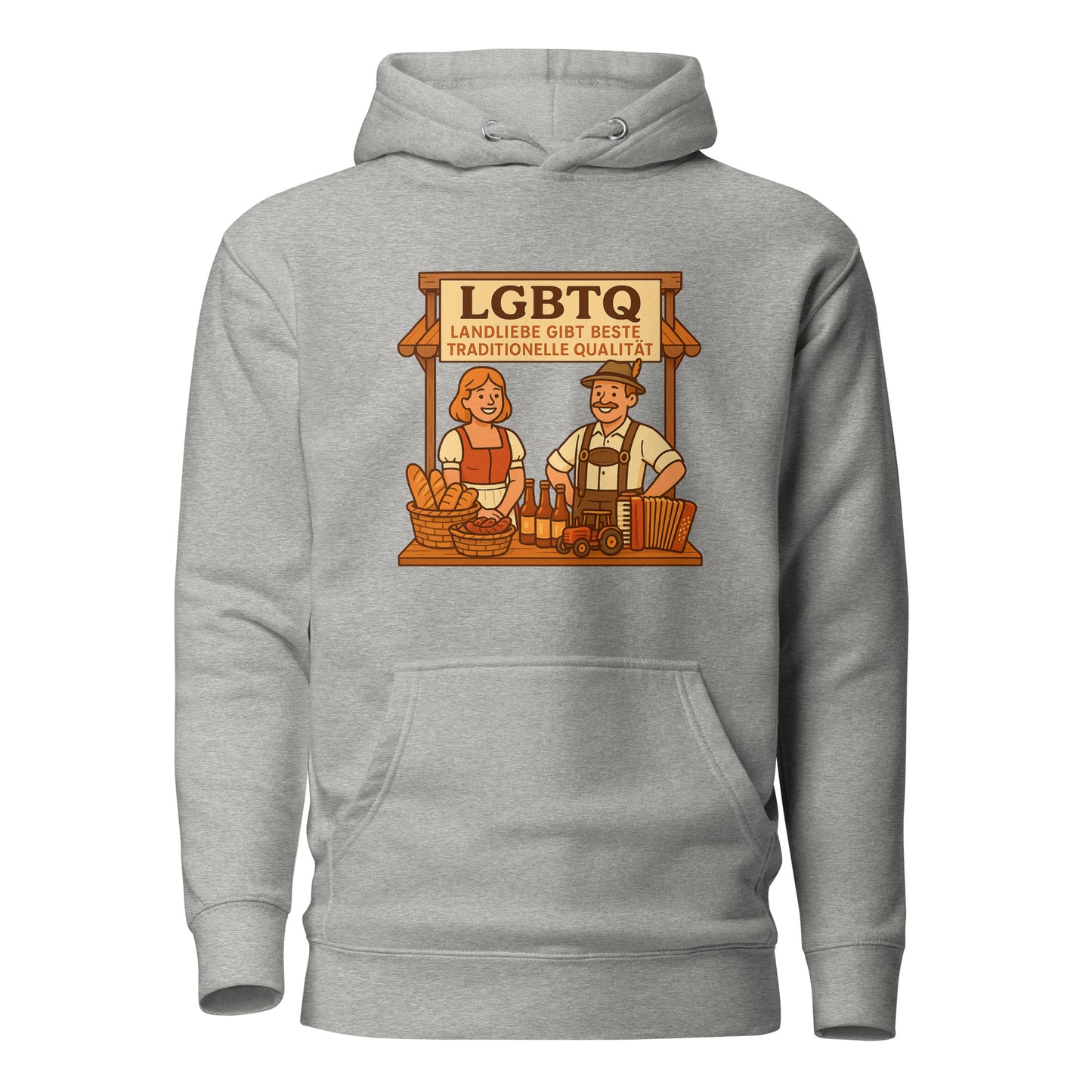 LGBTQ – Landliebe gibt beste traditionelle Qualität – Hoodie