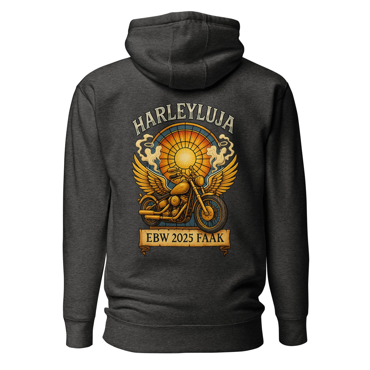 Harleyluja – Faakersee Edition 2025 – Unisex Hoodie (Backprint)
