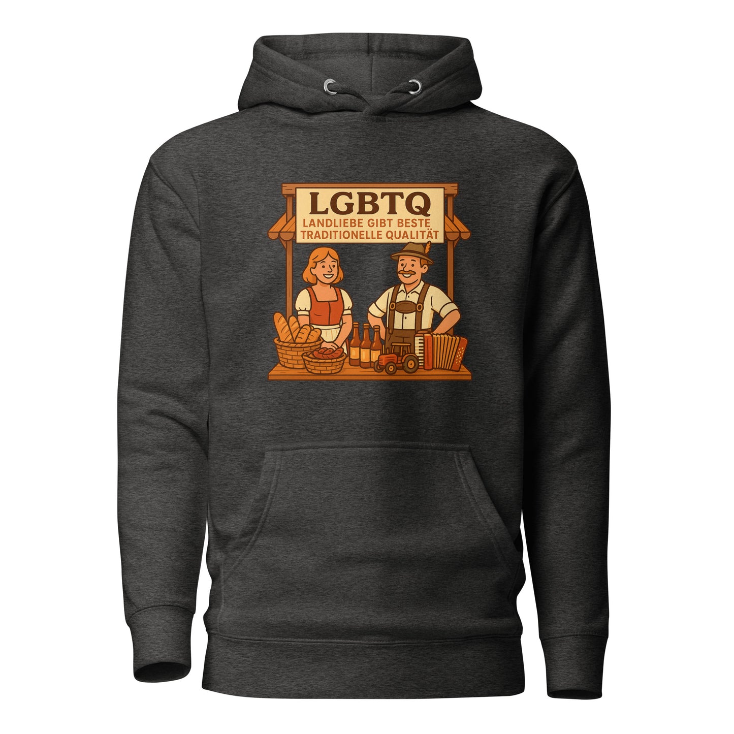 LGBTQ – Landliebe gibt beste traditionelle Qualität – Hoodie