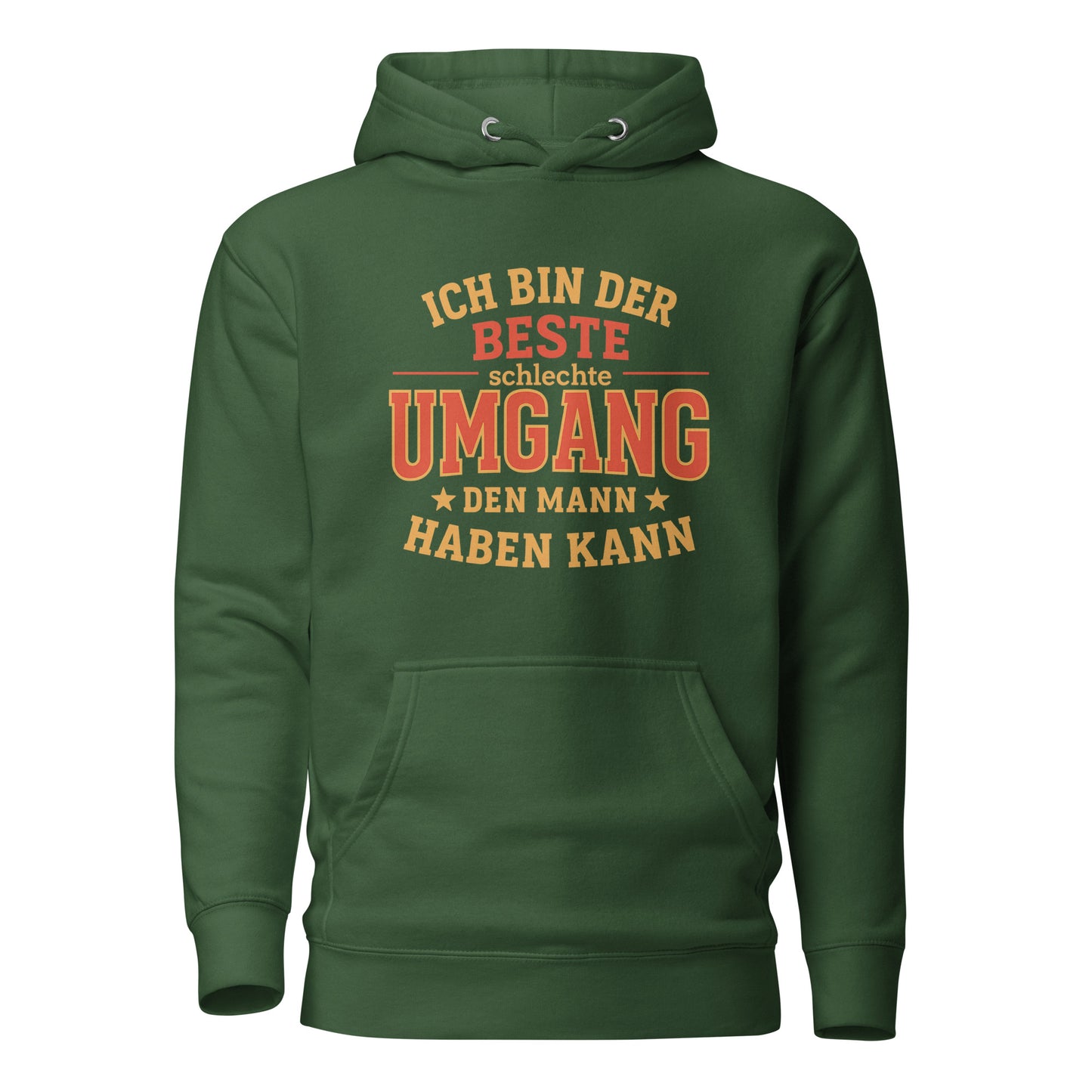 Der beste schlechte Umgang – Für Frauen mit Warnschild - Unisex Hoodie