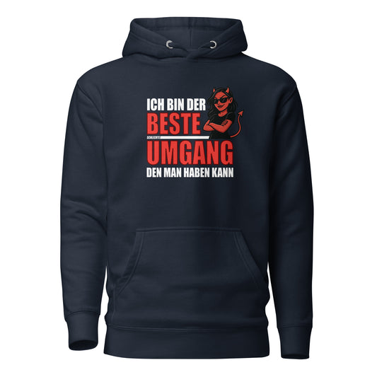 Ich bin der beste schlechte Umgang – Unisex Hoodie (Female Devil)
