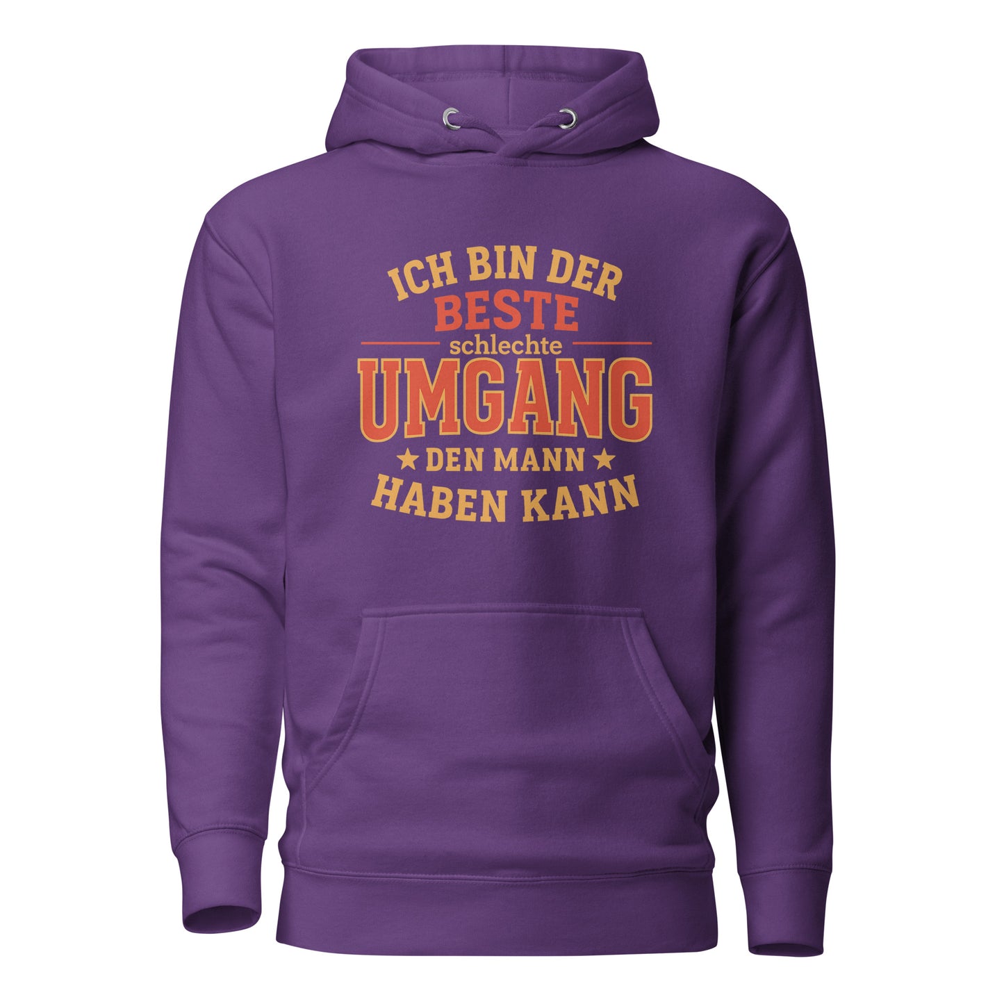 Der beste schlechte Umgang – Für Frauen mit Warnschild - Unisex Hoodie