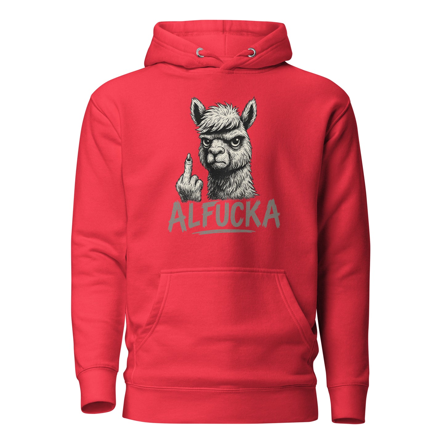 ALFUCKA - Unisex-Kapuzenpullover