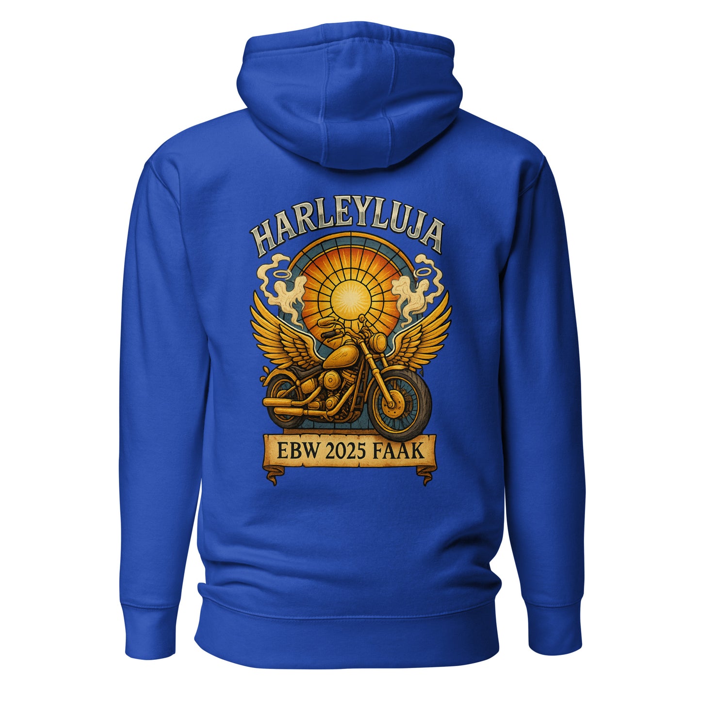 Harleyluja – Faakersee Edition 2025 – Unisex Hoodie (Backprint)