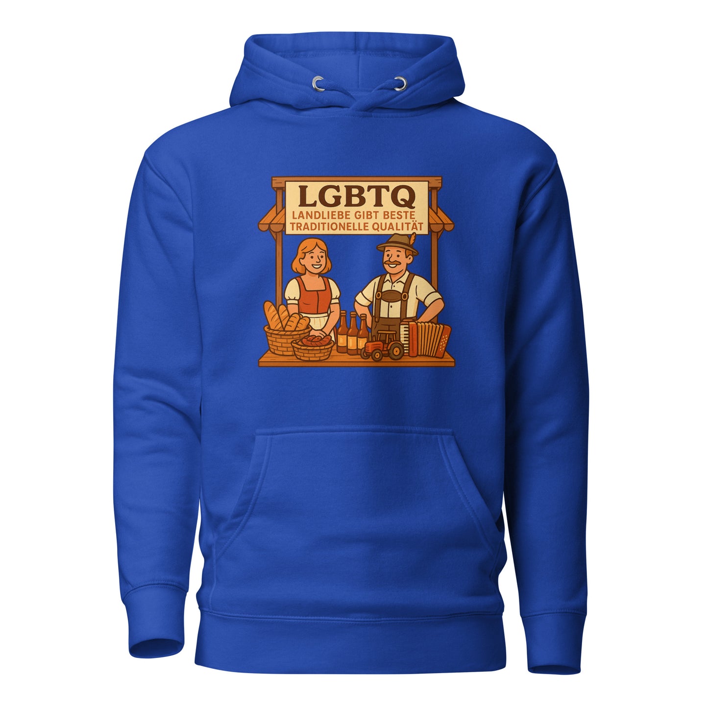 LGBTQ – Landliebe gibt beste traditionelle Qualität – Hoodie