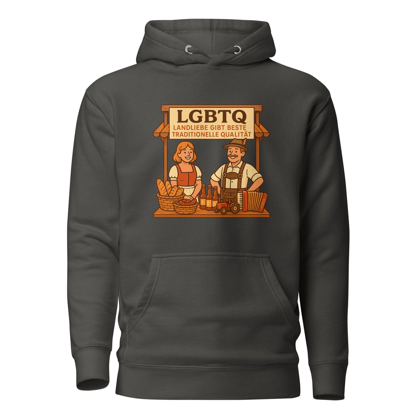 LGBTQ – Landliebe gibt beste traditionelle Qualität – Hoodie