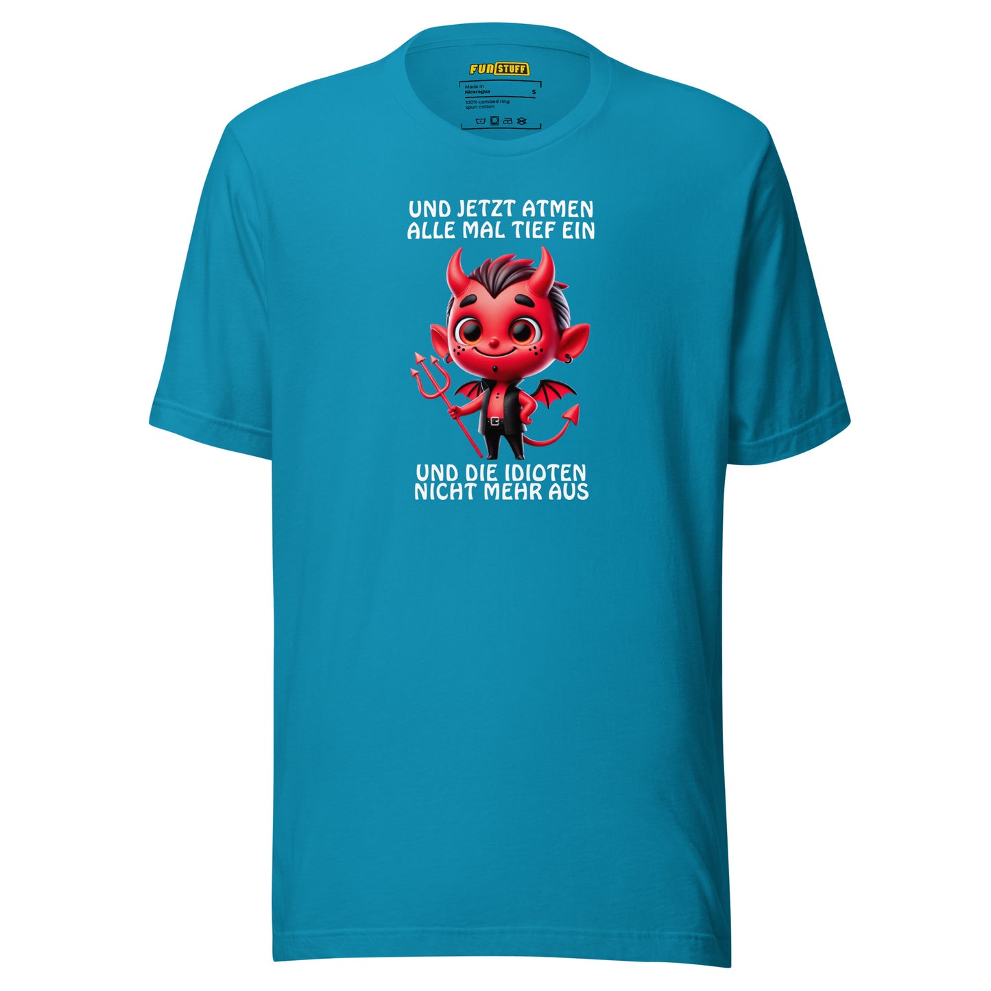 Tief Einatmen – Teufel-Shirt mit Klartext