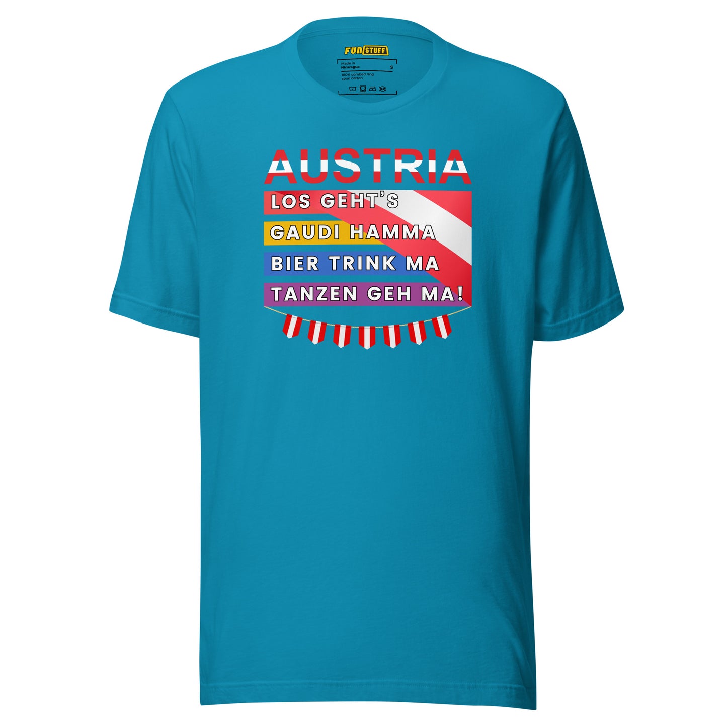 Austria – Gaudi, Bier & Tanzen (ohne Regenbogen) – Unisex T-Shirt