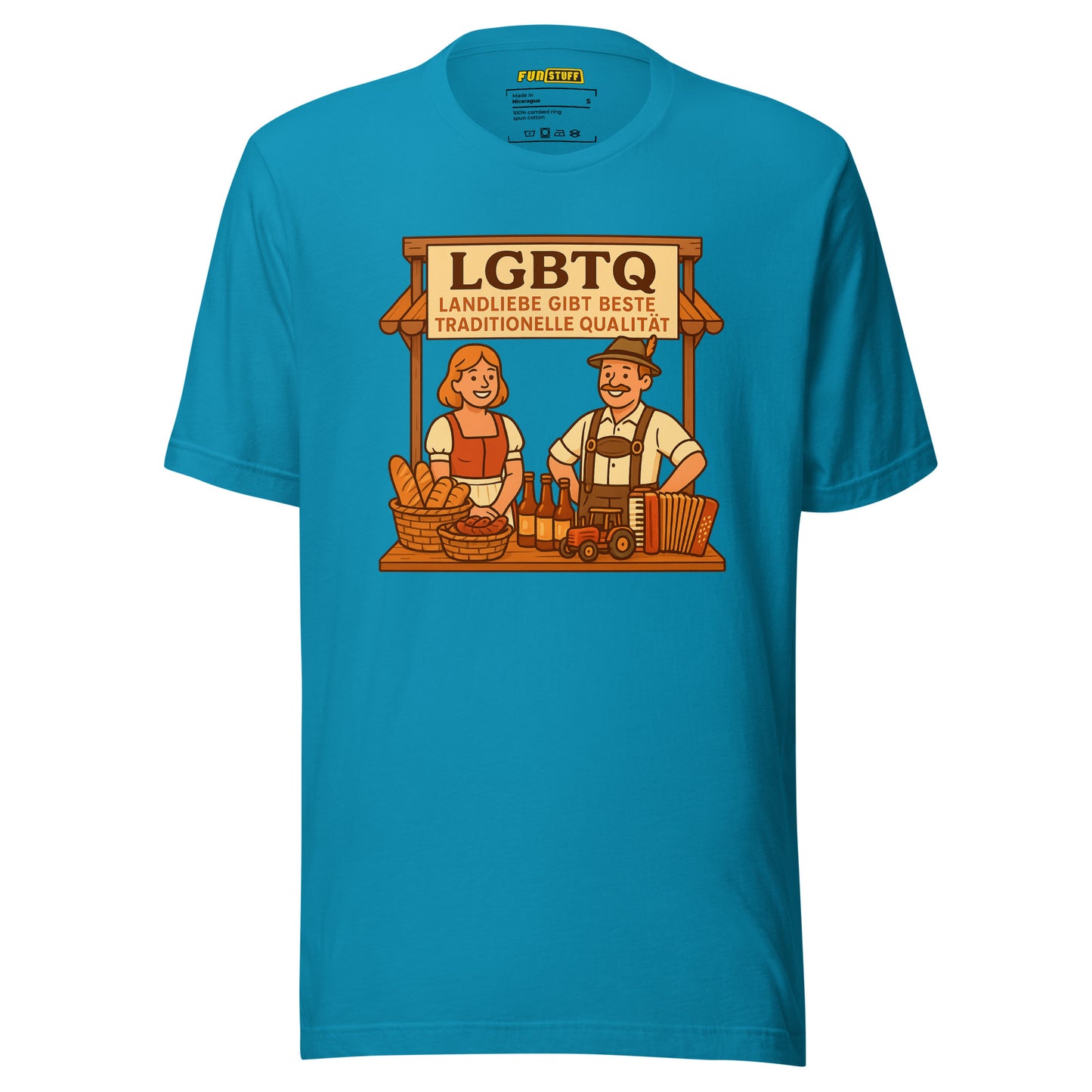 LGBTQ – Landliebe gibt beste traditionelle Qualität – Unisex T-Shirt