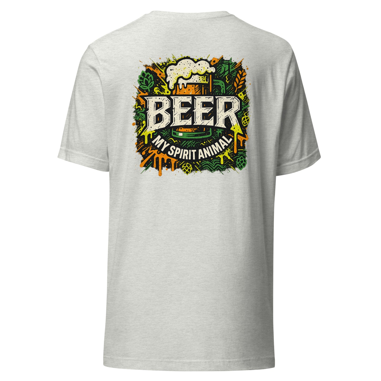 Beer My Spirit Animal – T-Shirt Backprint