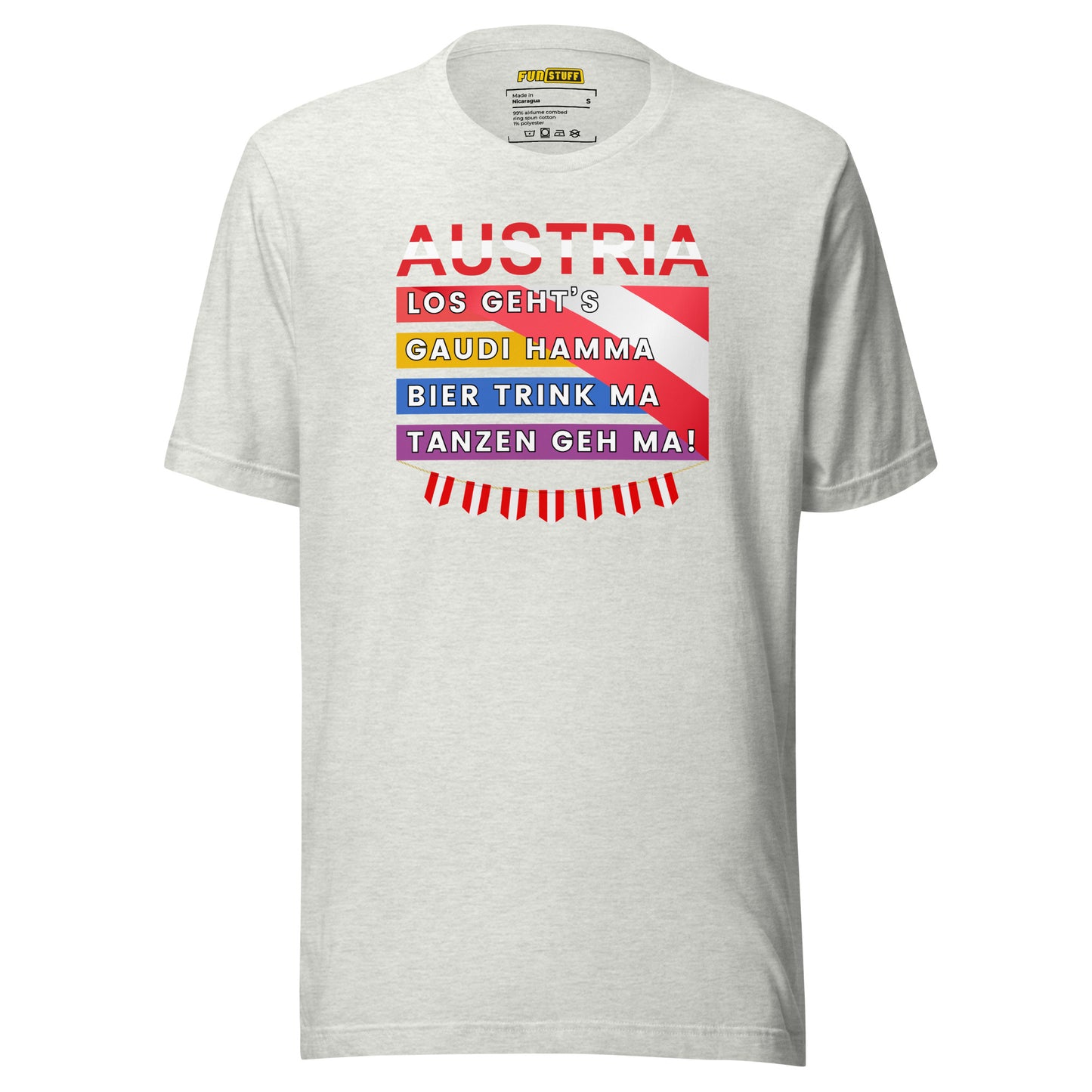 Austria – Gaudi, Bier & Tanzen (ohne Regenbogen) – Unisex T-Shirt
