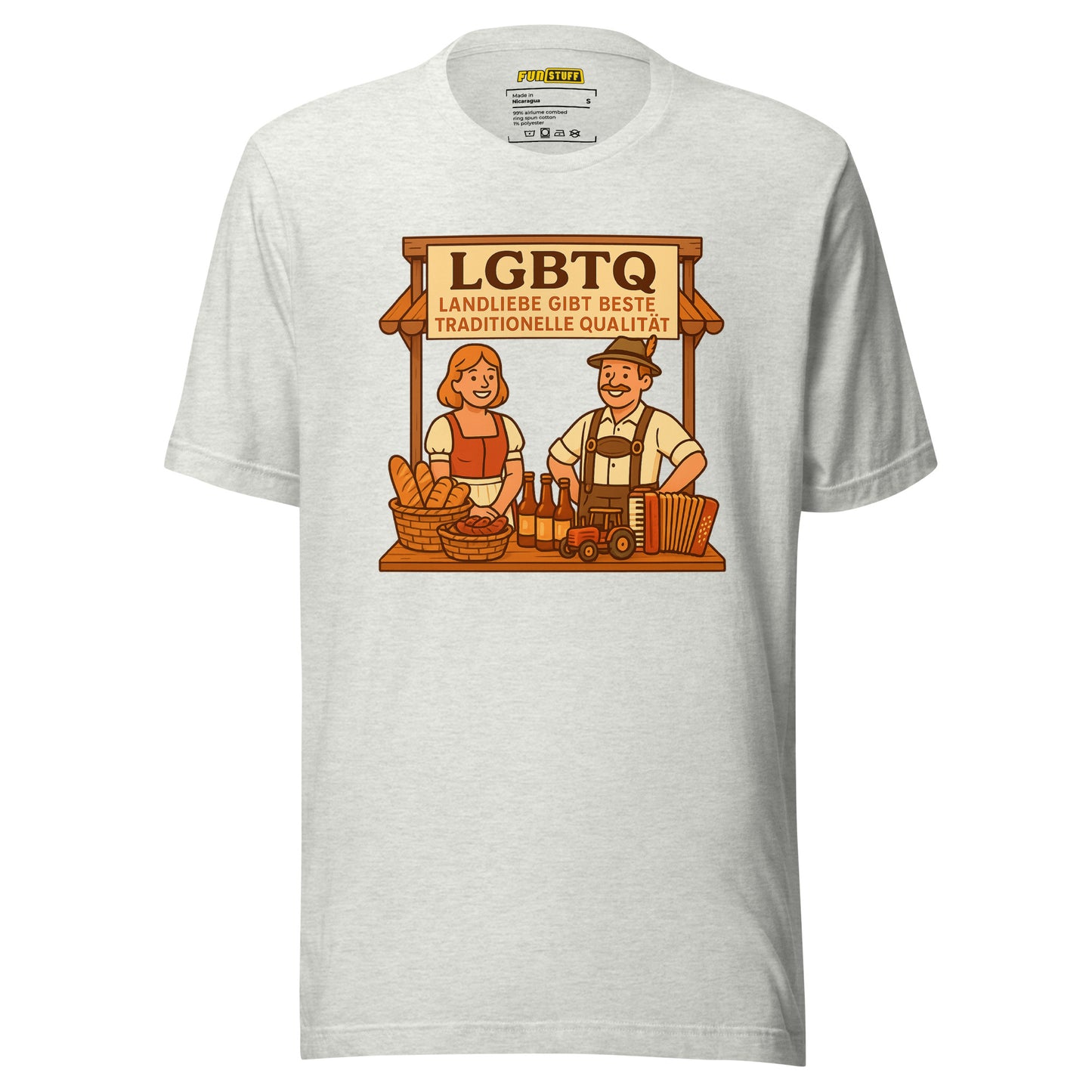 LGBTQ – Landliebe gibt beste traditionelle Qualität – Unisex T-Shirt