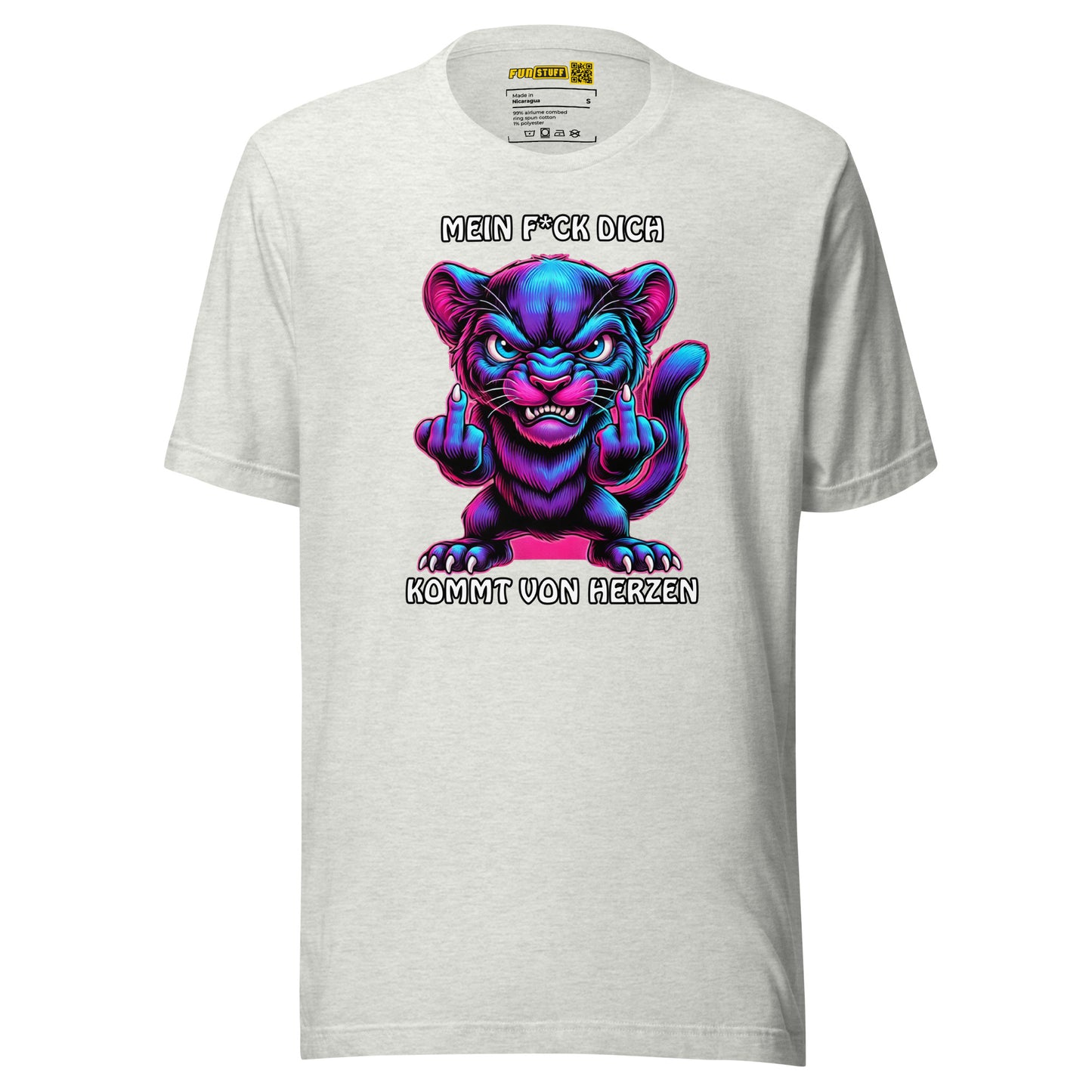 Furia – Mein F*ck Dich kommt von Herzen - Unisex-T-Shirt