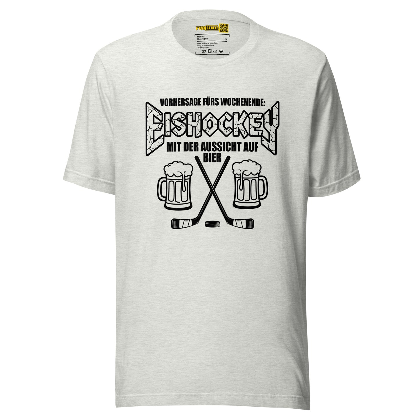 Vorhersage fürs Wochenende: Eishockey & Bier - Unisex T-Shirt
