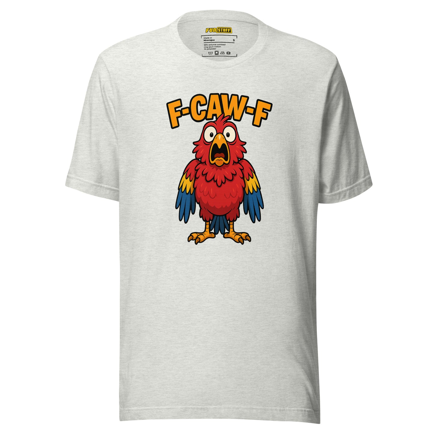 F-CAW-F – Schockierter Papagei – Unisex T-Shirt