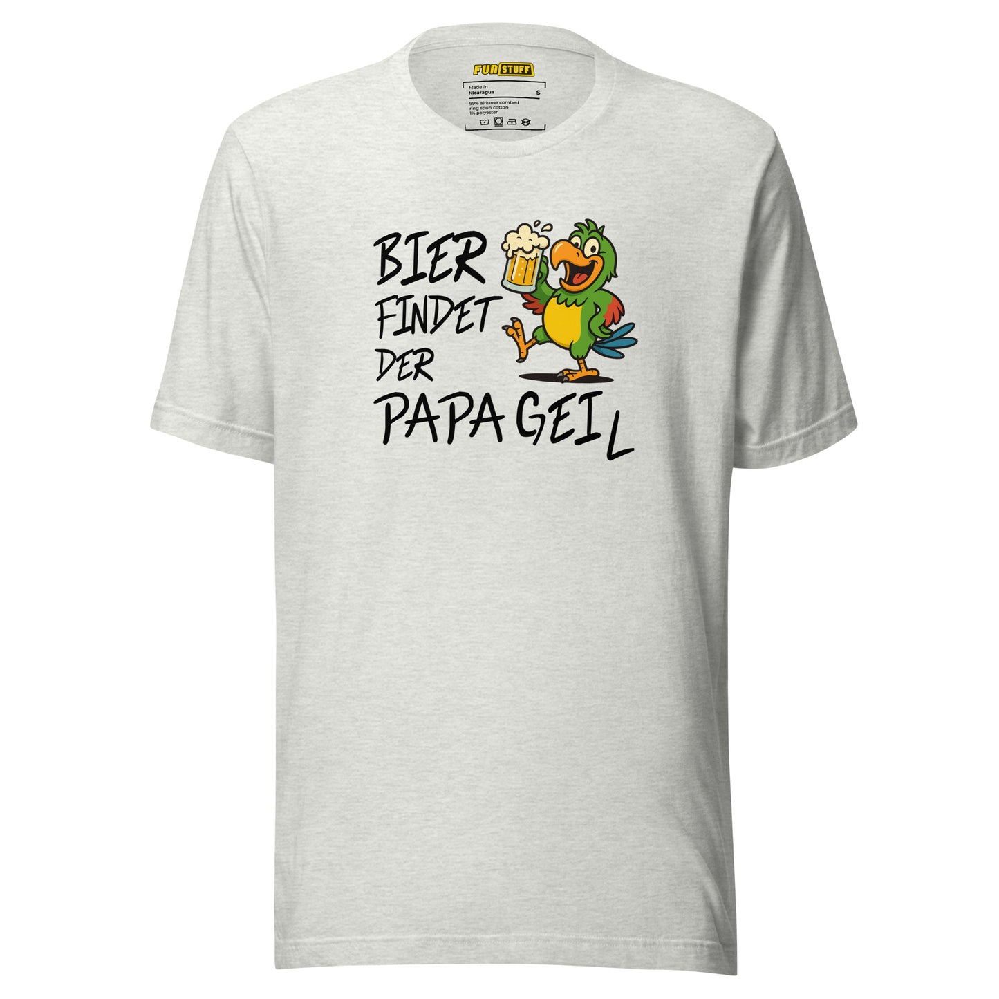 Bier findet der Papa Gei(l) – Unisex T-Shirt