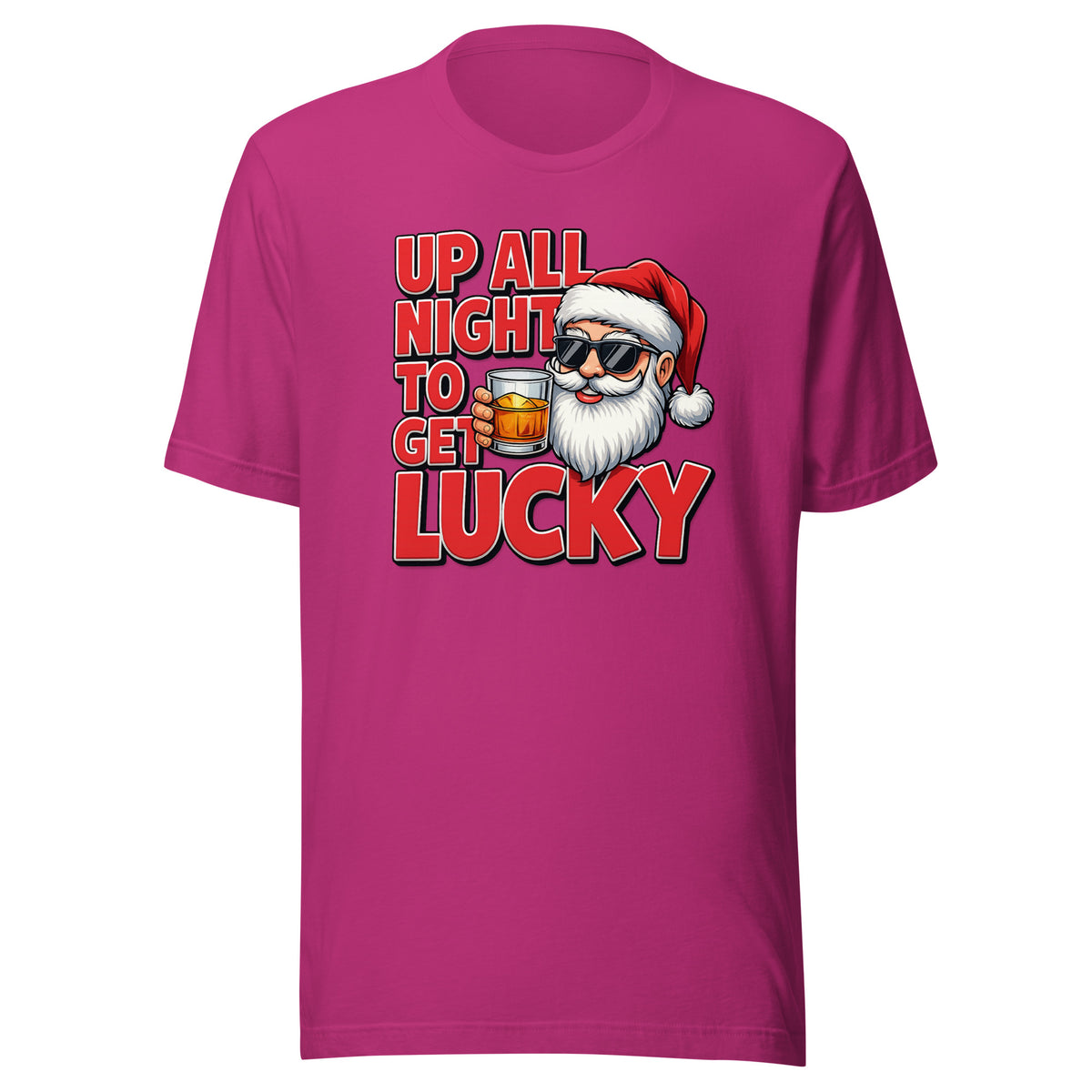 Up All Night To Get Lucky – Unisex T-Shirt – Vorderansicht