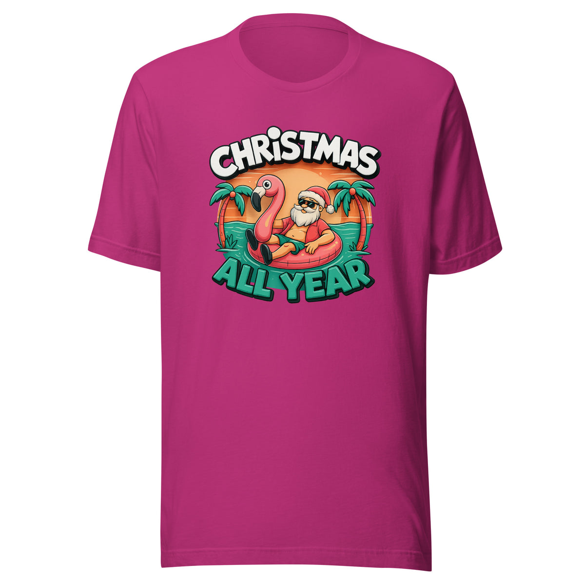 Christmas All Year – Unisex T-Shirt – Vorderansicht