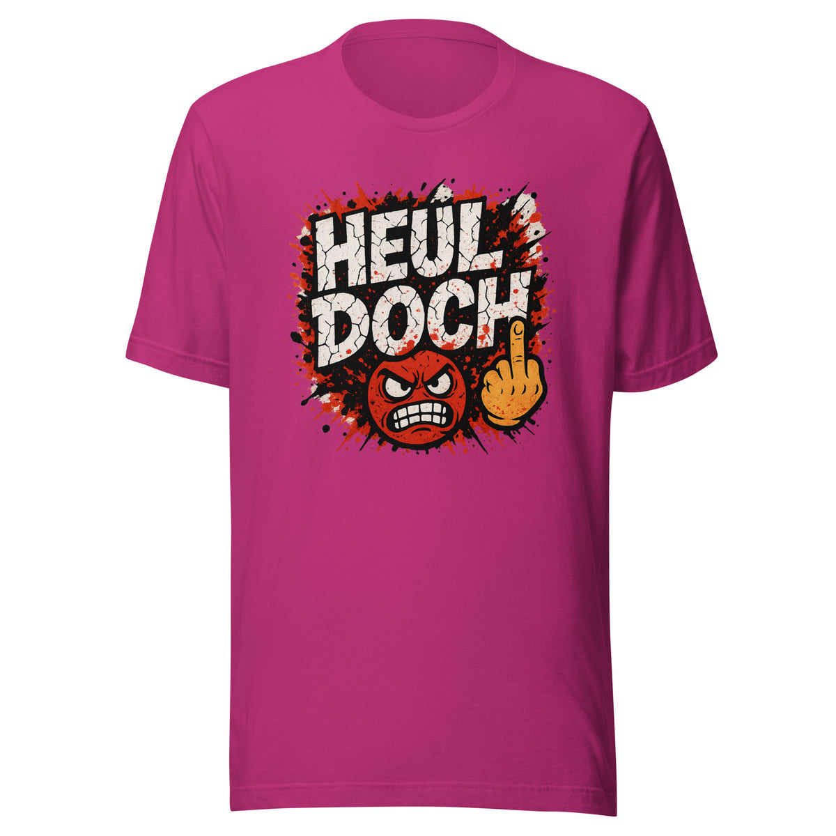 Heul doch – Unisex T-Shirt – Vorderansicht