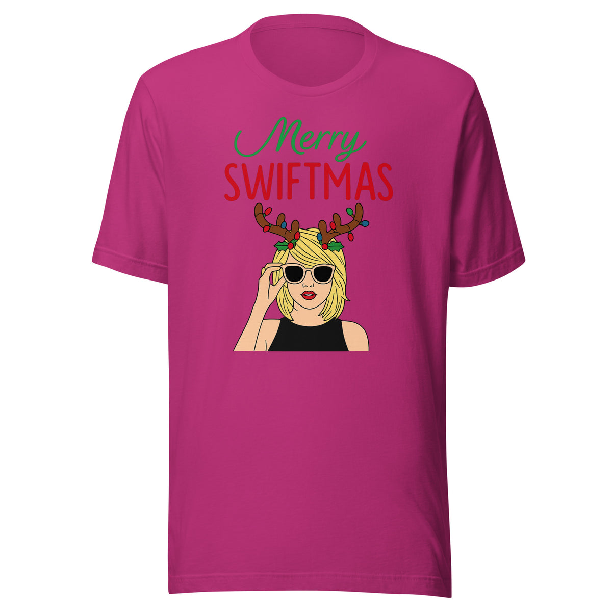 Merry Swiftmas Unisex T-Shirt – Vorderansicht