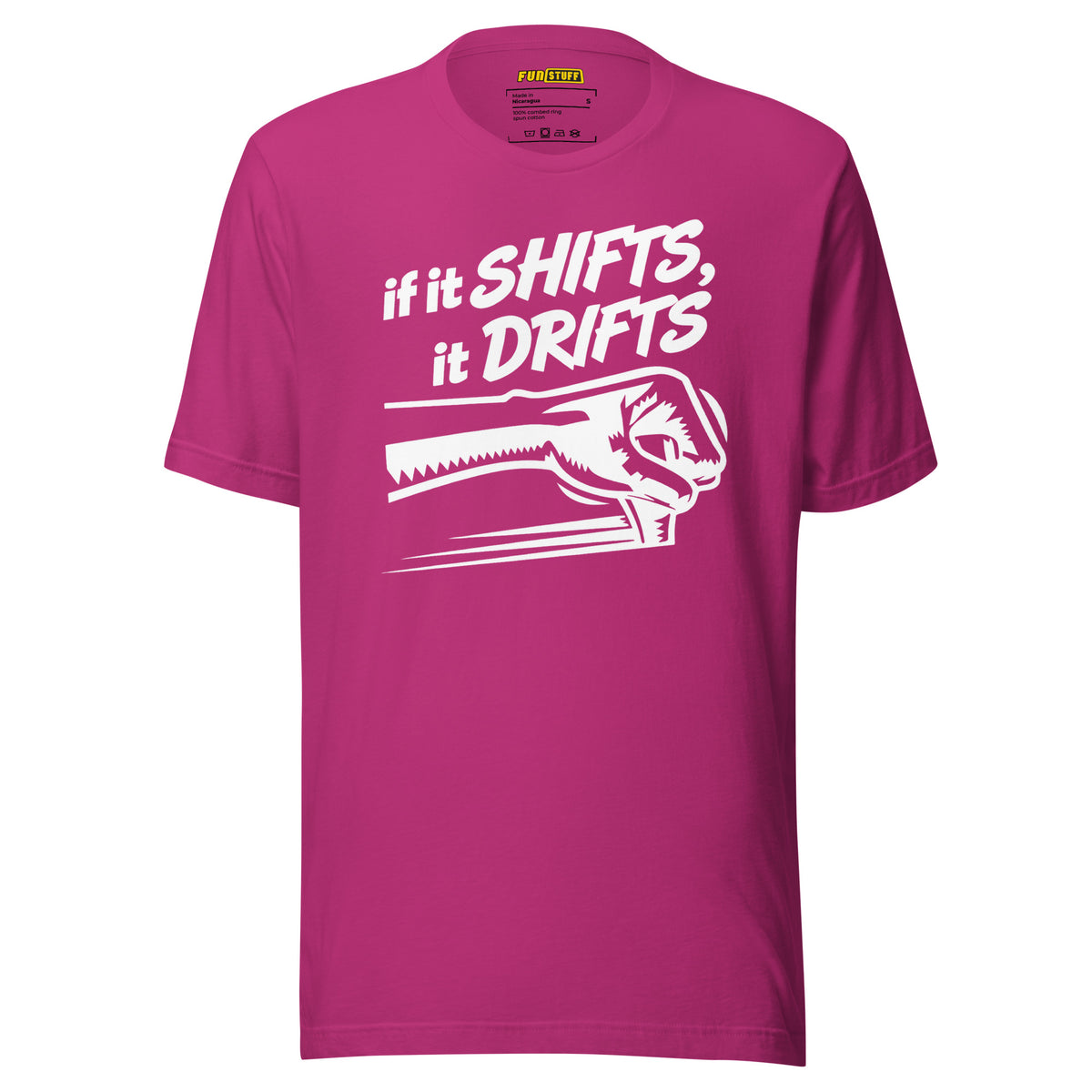 If It Shifts It Drifts Unisex-T-Shirt – Vorderansicht