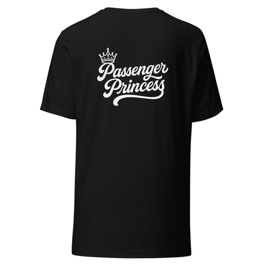 Passenger Princess – Unisex Backprint T-Shirt