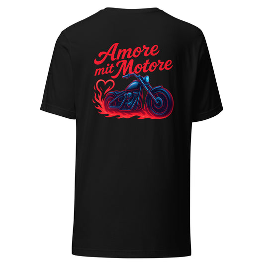 Amore mit Motore – Backprint T-Shirt