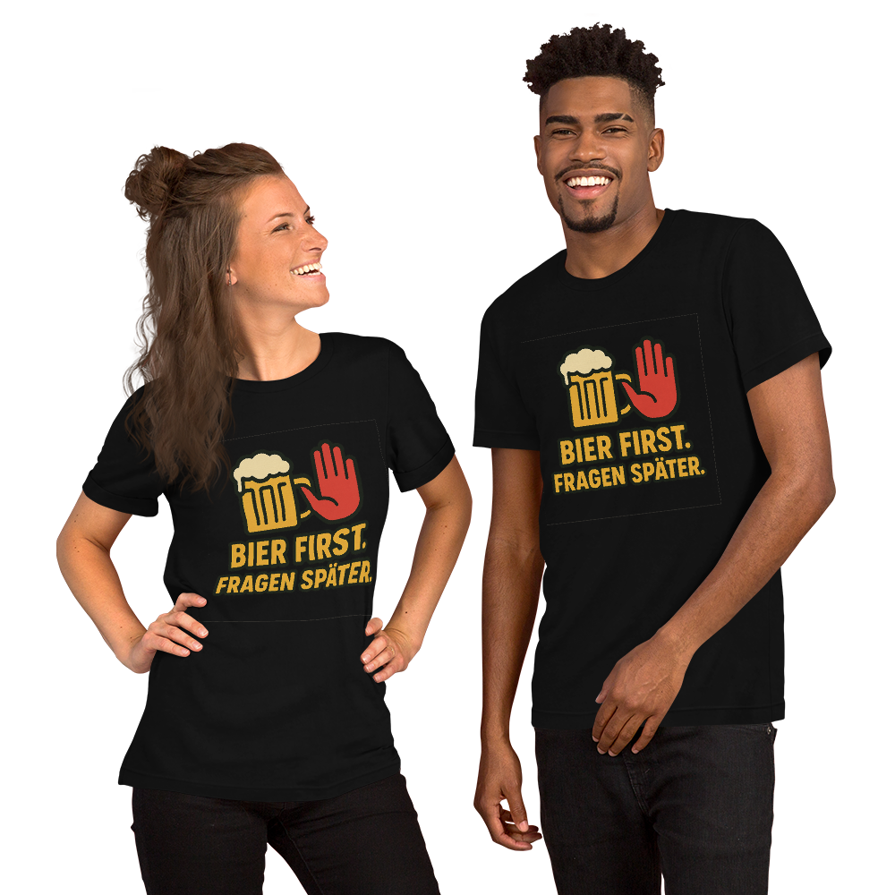 Beer first. Questions later - Shirt