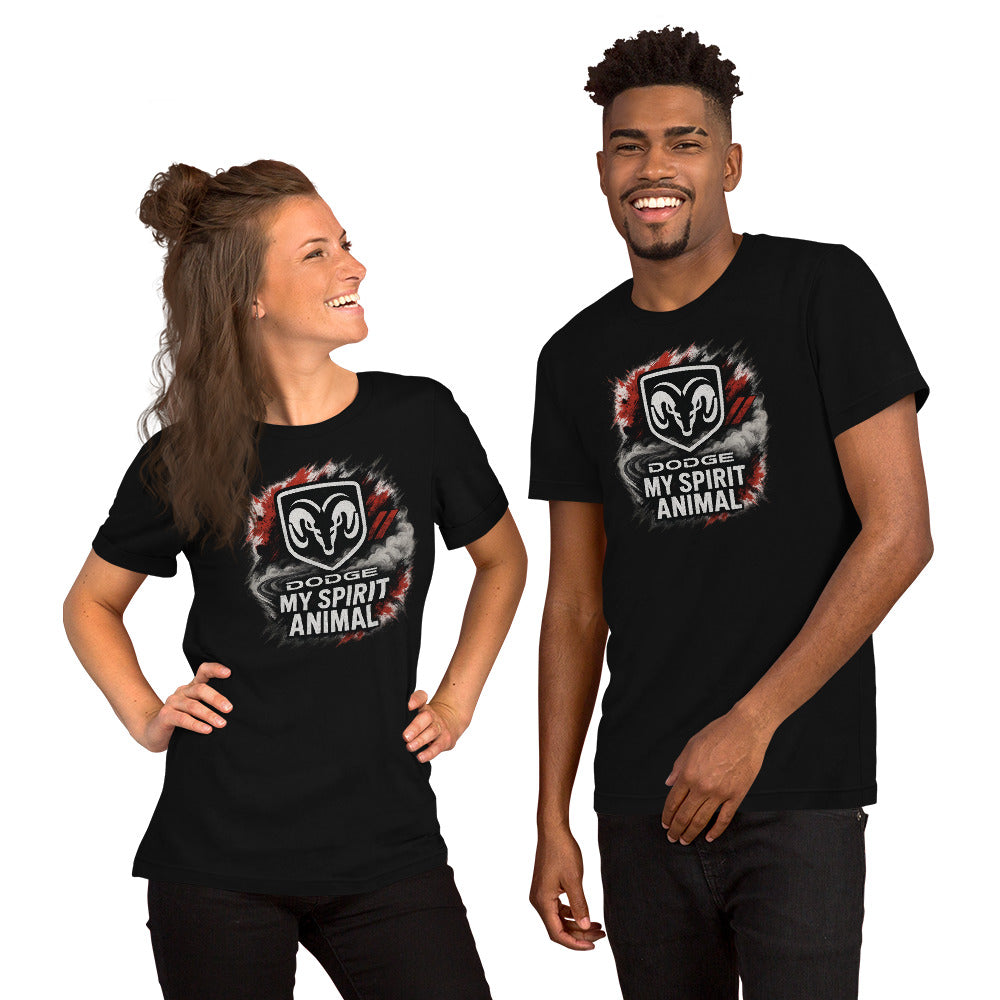 Dodge My Spirit Animal – T-Shirt – schwarz, Vorderansicht
