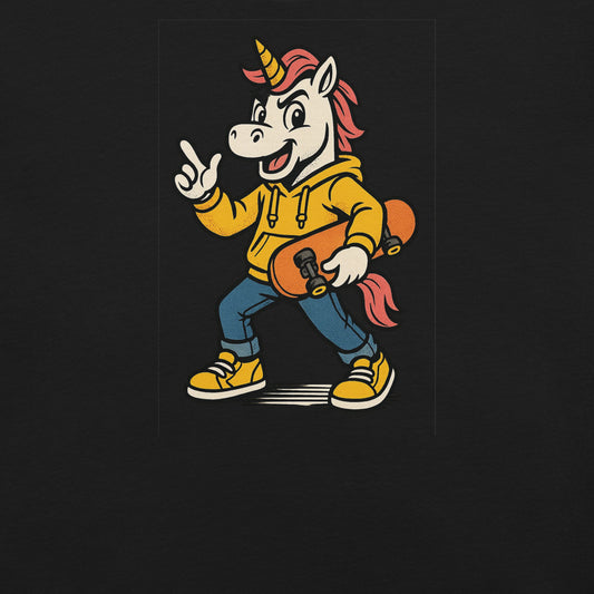 Knockout-Corny – Skateboard-Einhorn mit Swag