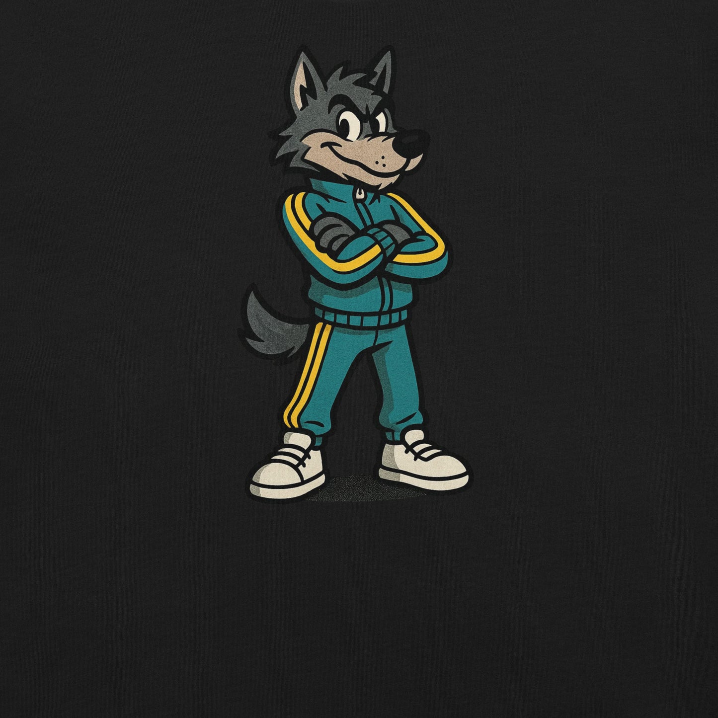 Wuffblock – Wolf in a tracksuit with alpha vibes