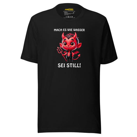 Sei Still! – Teufel-Shirt für akustische Grenzsetzung